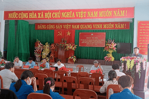 UBMTTQVN XÃ HÒA AN TỔ CHỨC HỘI NGHỊ TIẾP XÚC CỬ TRI SAU KỲ HỌP THƯỜNG LỆ GIỮA NĂM 2023 VỚI ĐẠI BIỂU HĐND TỈNH KHÓA VIII VÀ ĐẠI BIỂU HĐND HUYỆN PHÚ HÒA KHÓA XI NHIỆM KỲ 2021-2026